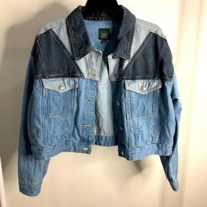 target cropped denim jacket